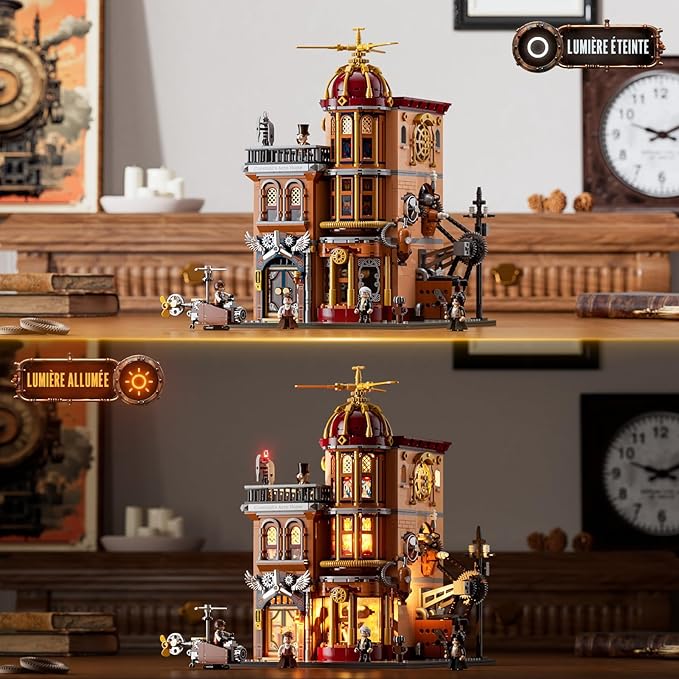 Light-Up Steampunk Flying Club