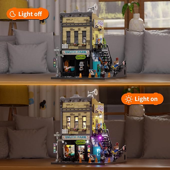 Illuminated Urban Skate Shop