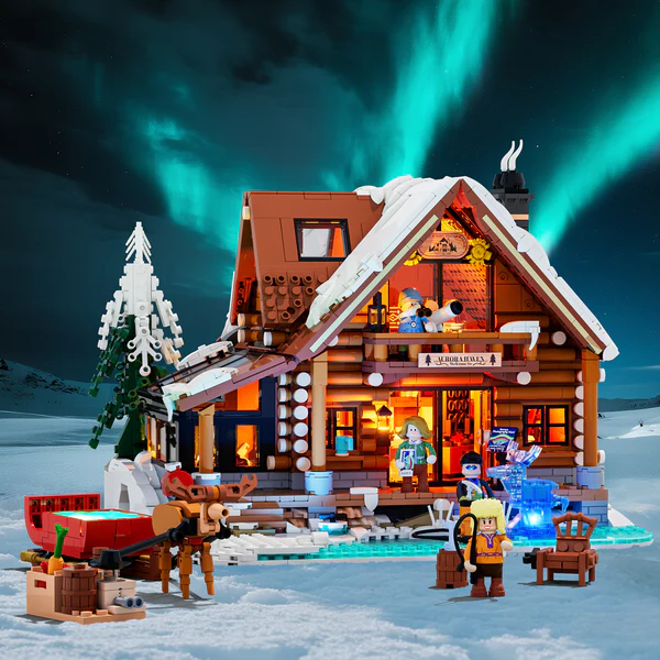 Aurora Cabin Illuminated with LED Lighting