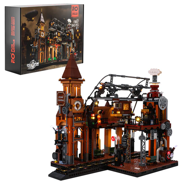 Illuminated Steampunk Station