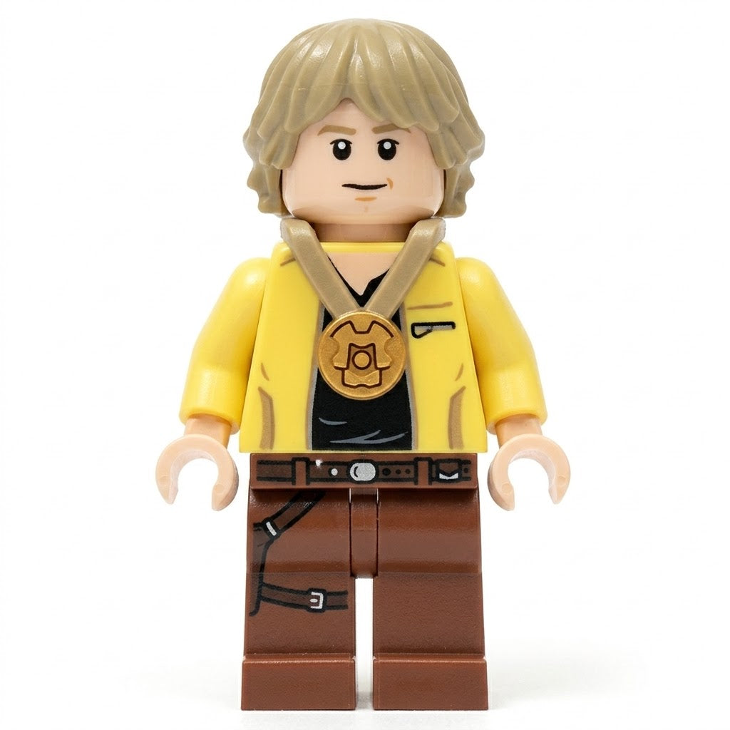 SW1283 Luke Skywalker Celebration – LEGO Star Wars Minifigure, front view