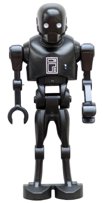 LEGO Minifigure K-2SO Droid Dark Silver Chest Panel – Star Wars Rogue One