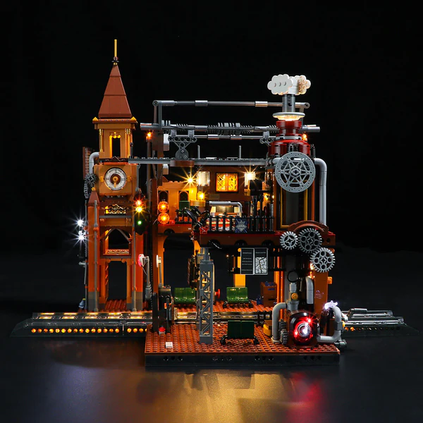 Illuminated Steampunk Station