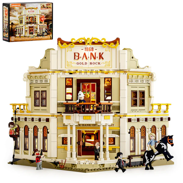 Western Bank Heist - Building Kit  with LEDs