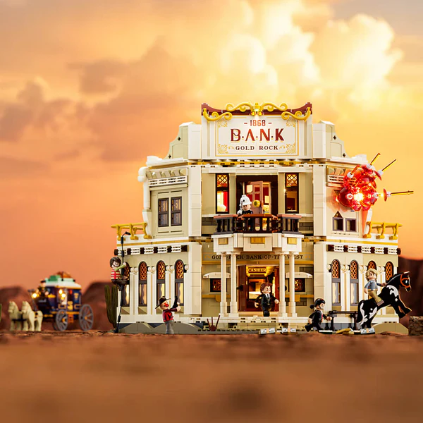 Western Bank Heist - Building Kit  with LEDs