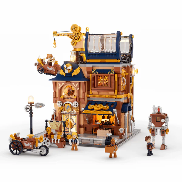 Light-Up Steampunk Repair Workshop