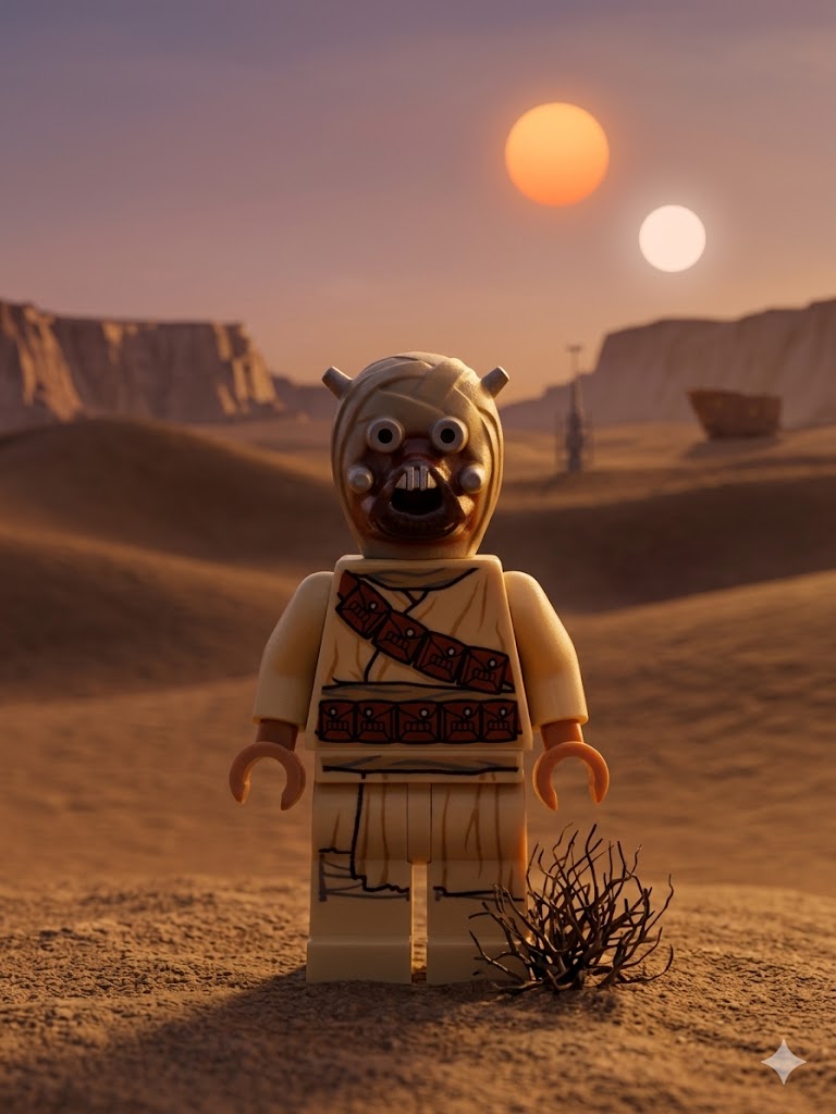 SW1074 Tusken Raider - Lego Star Wars Minifigure