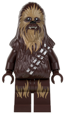 Chewbacca - Dark Brown, Medium Nougat Minifigures Lego