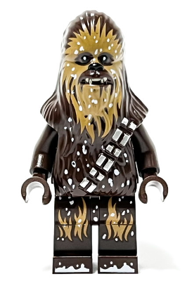 Chewbacca-Dark Brown-Snow Spots Minifigures Lego