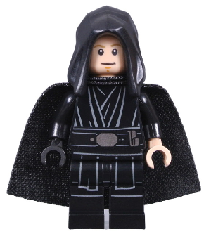 Luke Skywalker-(Black Hood and Cape) Minifigures Lego