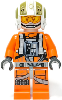 LEGO Star Wars SW1279 Jon Dutch Vander Gold Leader – Y-wing Rebel Pilot minifigure with printed legs
