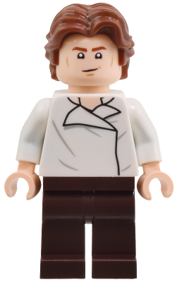 Han Solo-White Shirt Minifigures Lego