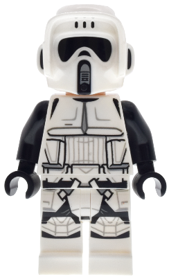 SW1514 Imperial Scout Trooper LEGO Star Wars minifigure - dual molded helmet, light nougat head